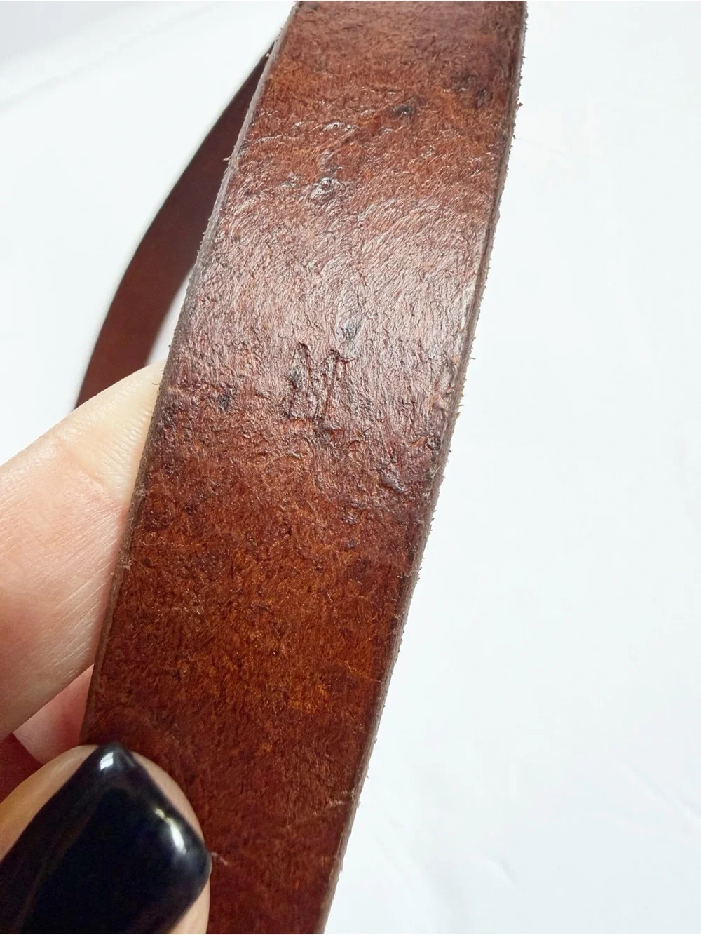 Vintage 1996 Ralph Lauren Equestrian Saddle Leather And Brass belt Size M